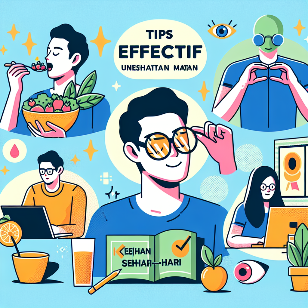 Tips Efektif untuk Menjaga Kesehatan Mata Sehari-hari